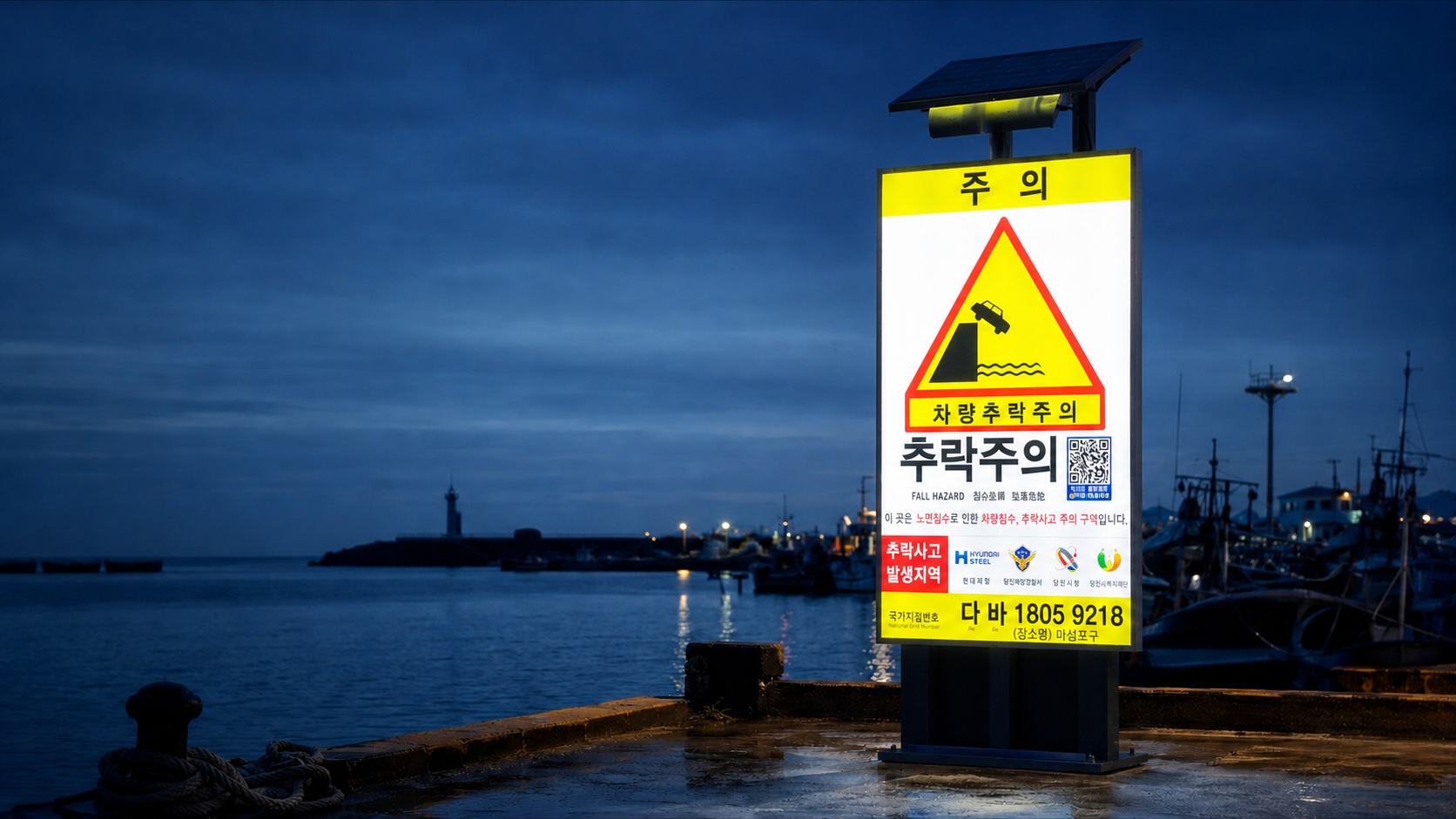 평택해경 해안 안전안내판 프로젝트